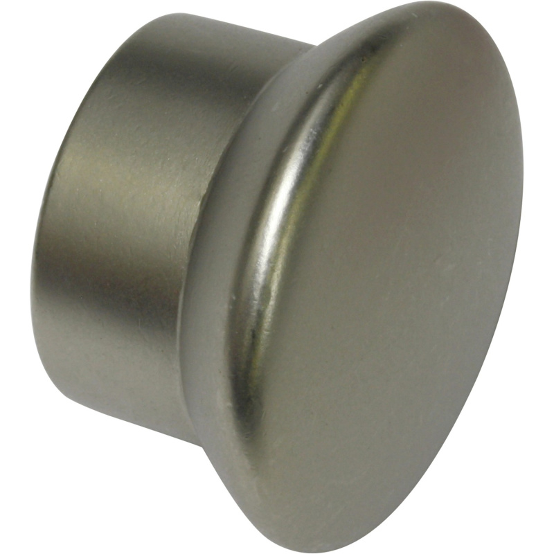 Gardinia Koncovka Europa stříbrná satinovaná