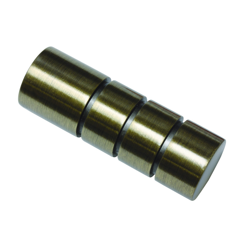 Gardinia Koncovka Europa Andra mosaz antik