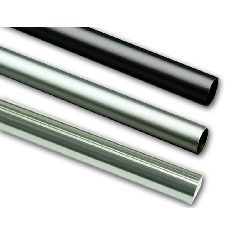 Gardinia Tyč Memphis vzhled ušlechtilé oceli, pr. 16 mm, 240 cm