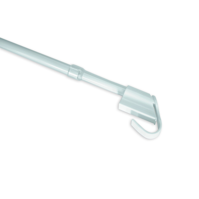 Gardinia Napínací vitrážka, bílá, pr. 10/12 mm, 75 - 125 cm