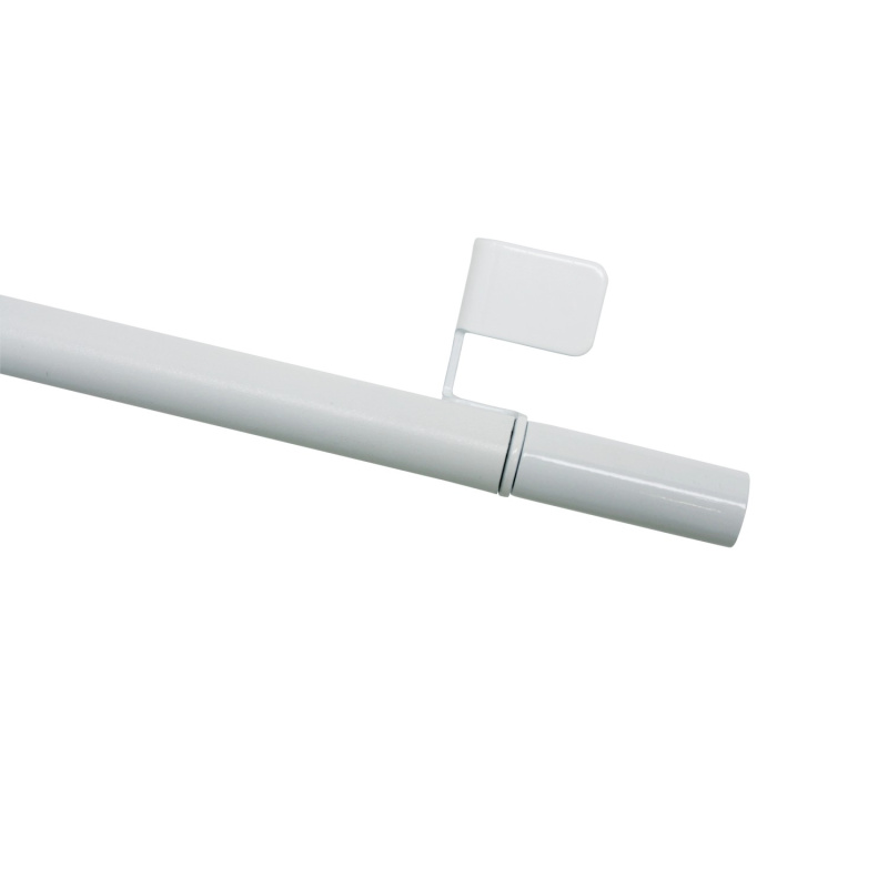 Gardinia Vzpěrná tyčka Press&Go s válečky, bílá, 80 - 110 cm