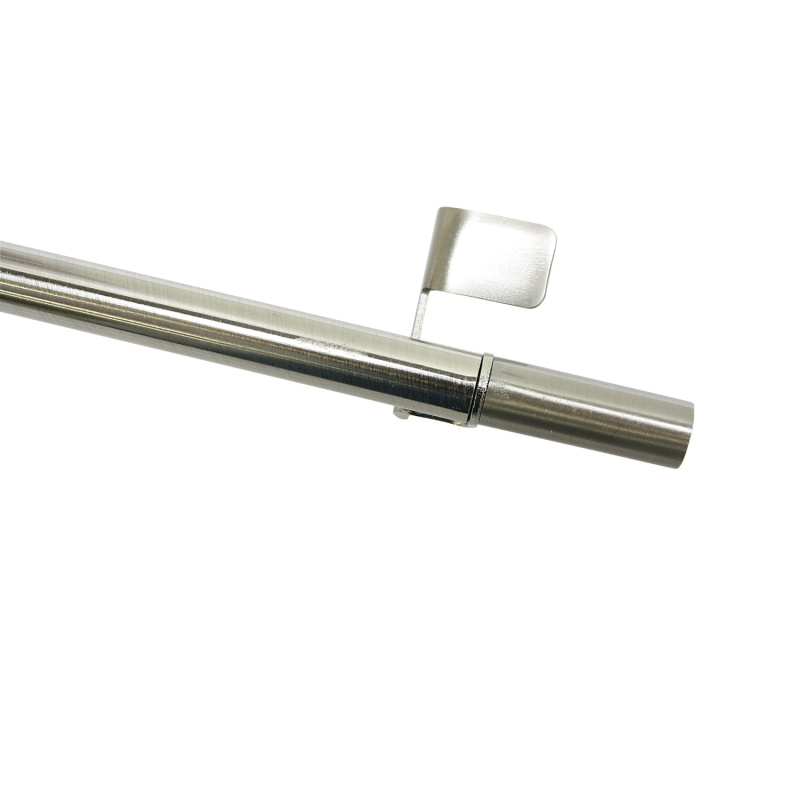 Gardinia Vzpěrná tyčka Press&Go s válečky, vzhled ušlechtilá ocel, 30 - 50 cm