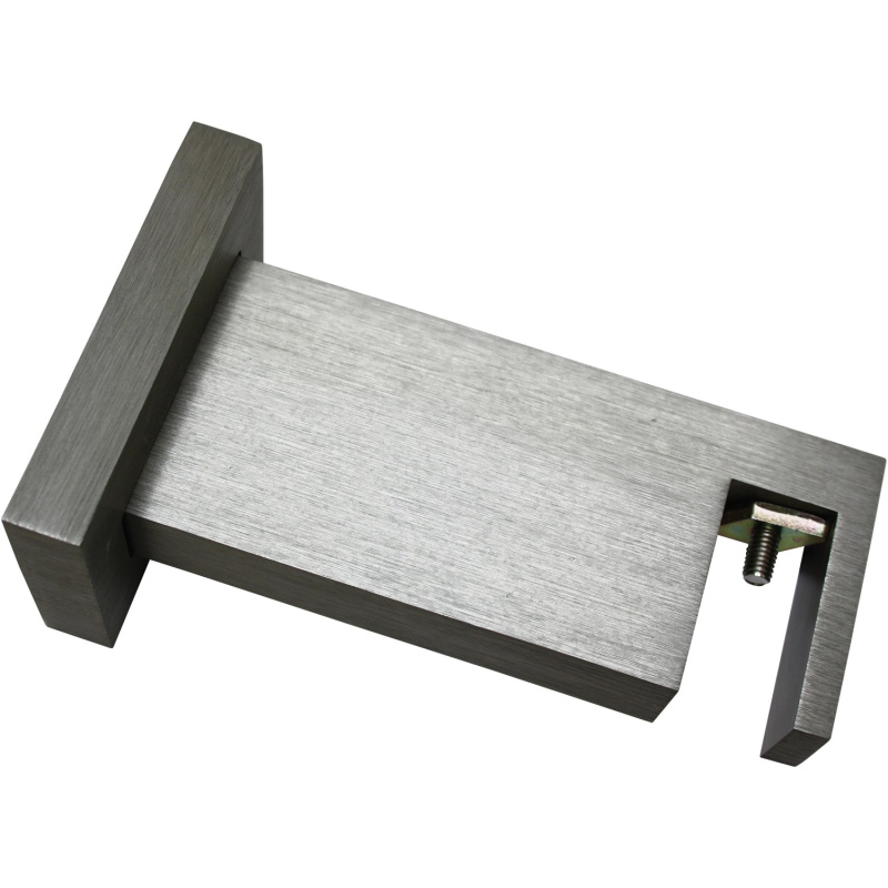 Gardinia Držák Luxor Slim pro Gardinia Luxor hranatý kartáčovaná ocel