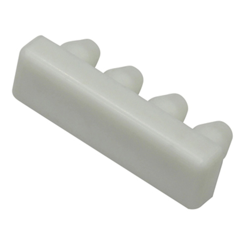 Gardinia Koncovka pro jednodrážkovou záclonovou kolejničku, bílá, 2 ks