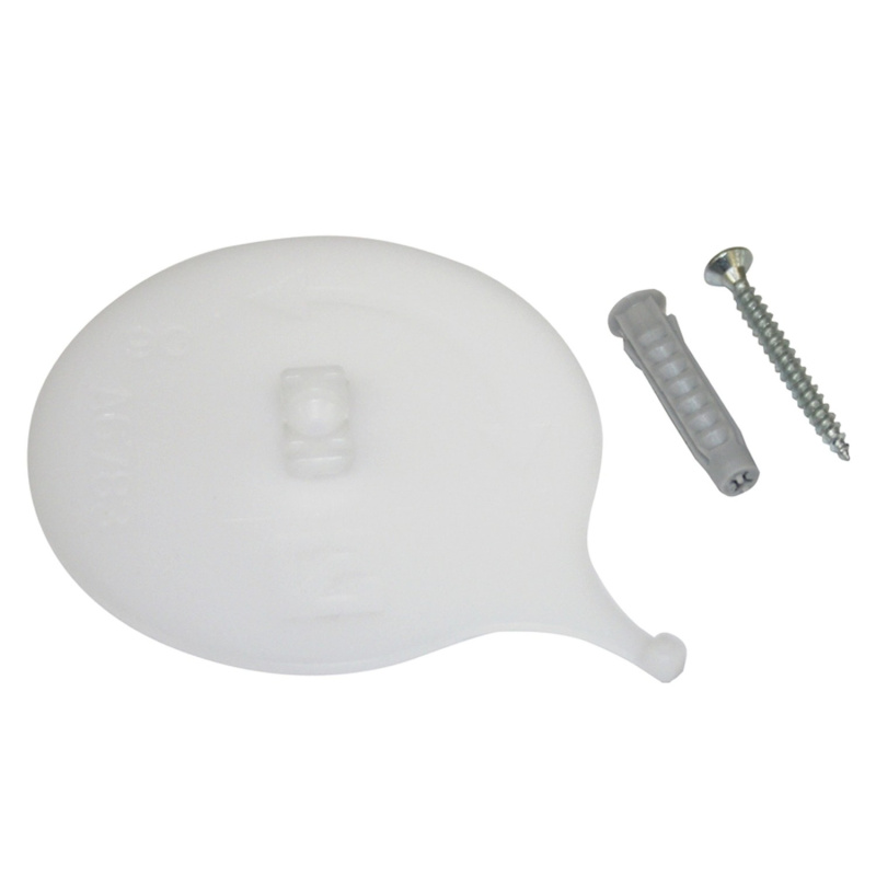 Gardinia Stropní držák pro třídrážkovou záclonovou kolejničku, bílý, balení 2 ks