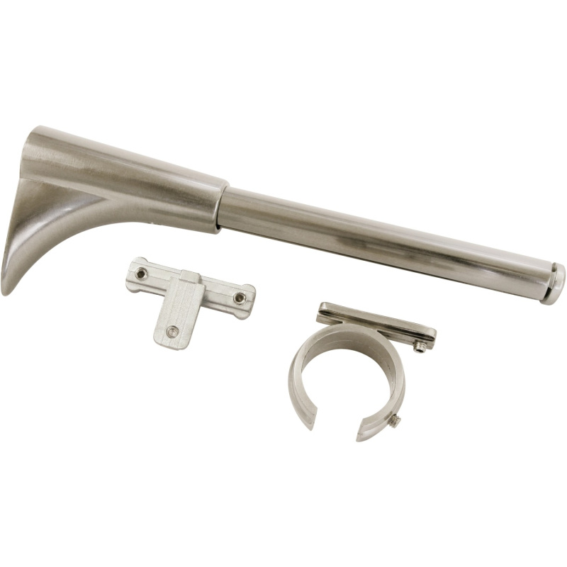 Gardinia Univerzální držák Windsor pro 1 a 2 tyče průměr 25 mm vzhled nerezu