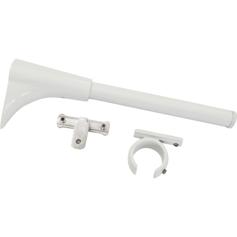 Gardinia Držák na záclonovou tyč pro 1/2 tyče pr. 20 mm bílý