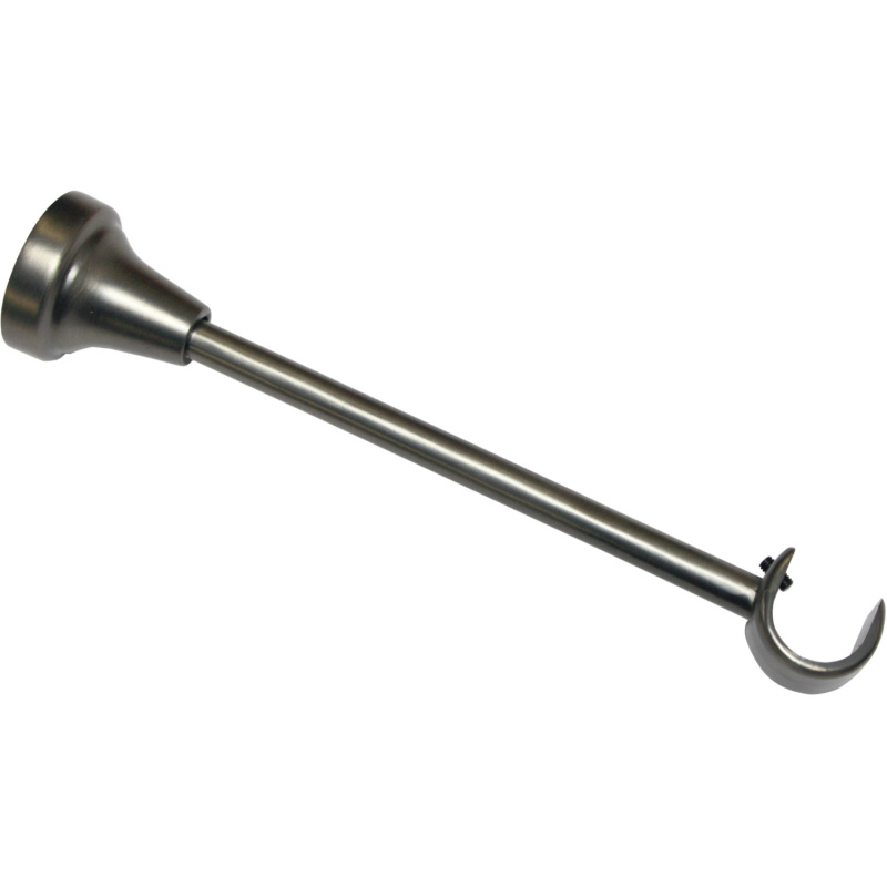 Gardinia Držák Europa otevřený dlouhý pro průměr 19 mm stříbrný 28 cm