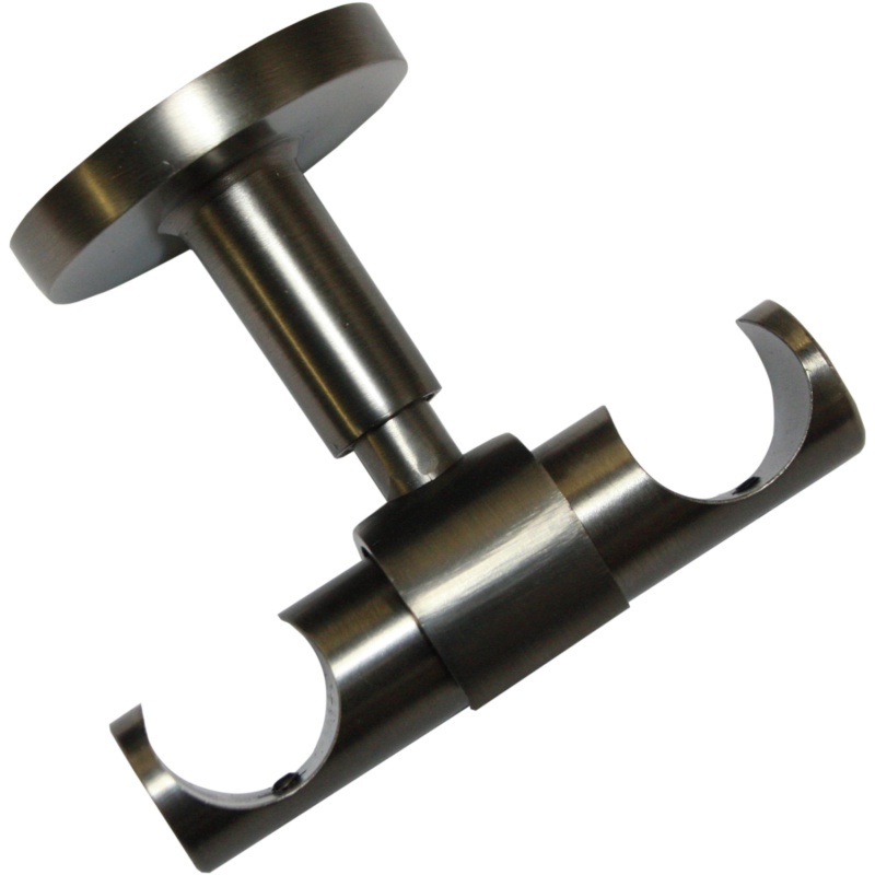 Gardinia Stropní držák Europa 1 nebo 2 tyče pro průměr 19 mm stříbrný