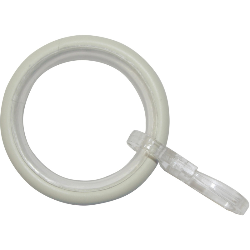 Gardinia Záclonové kroužky Elba s kluznou vložkou Ivory 12 cm x 3 cm