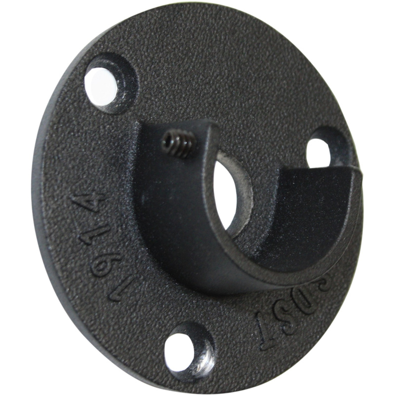 Gardinia Mezistěnový úchyt Industrial Home, černý, pr. 2,5 cm