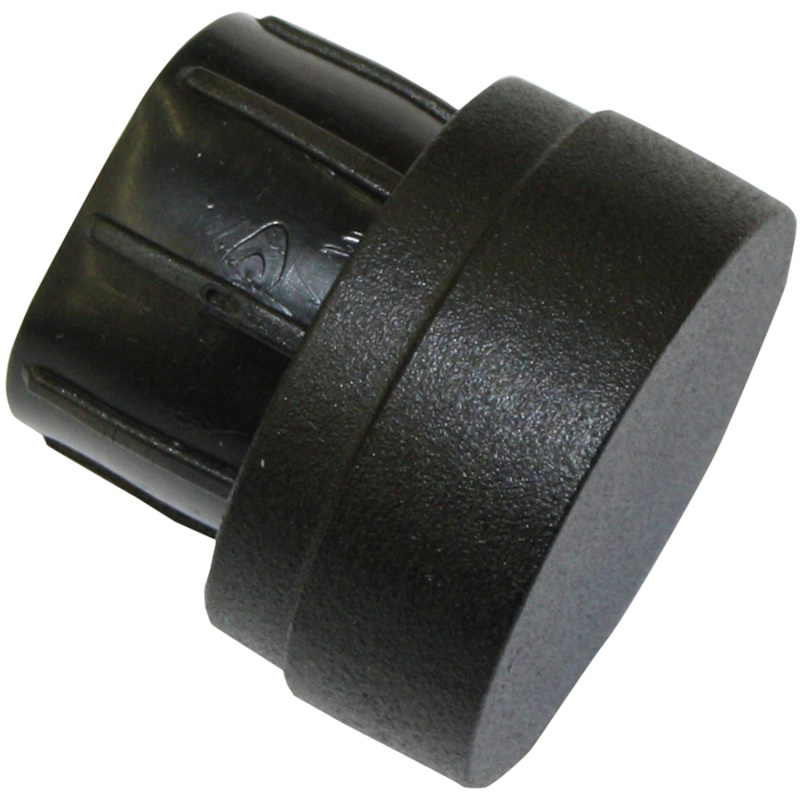 Gardinia Koncovka Industrial Home, černá, 2 ks, pr. 2,5 cm