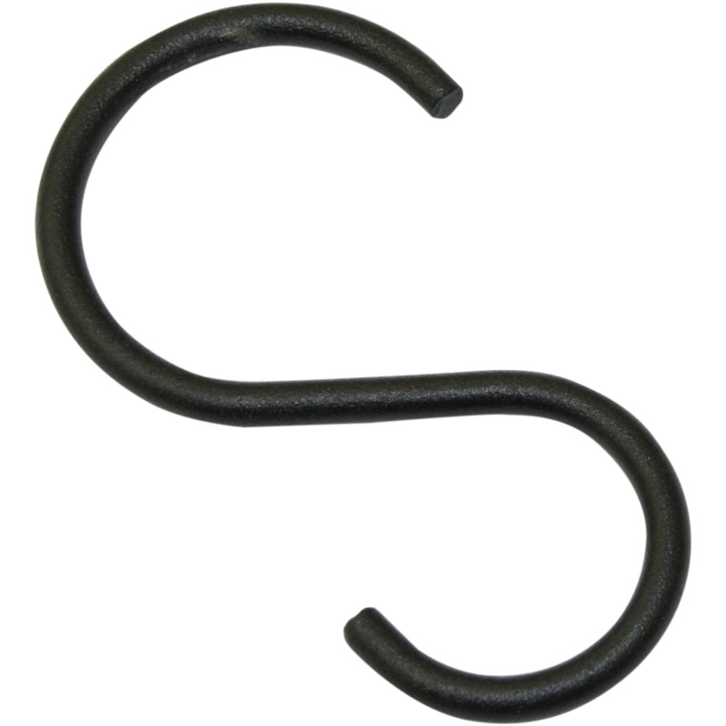 Gardinia S-háček Industrial Home, černý, 10 ks, pr. 2,5 cm