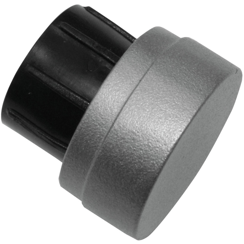 Gardinia Koncovka Industrial Home, stříbrná, 2 ks, pr. 2,5 cm