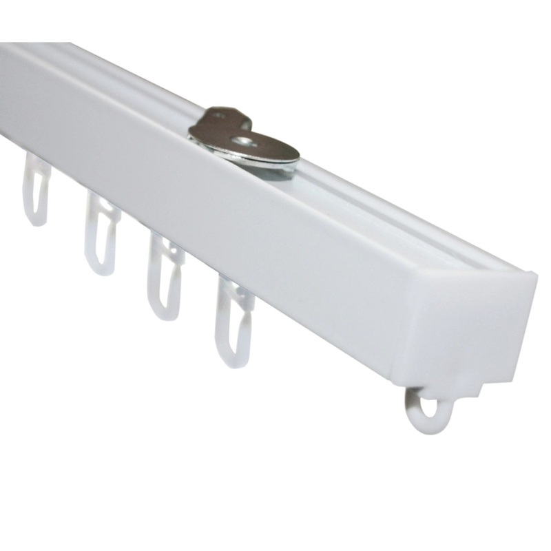 Gardinia Sada hliníkových záclonových kolejniček LUNA jednodrážková bílá 200 cm