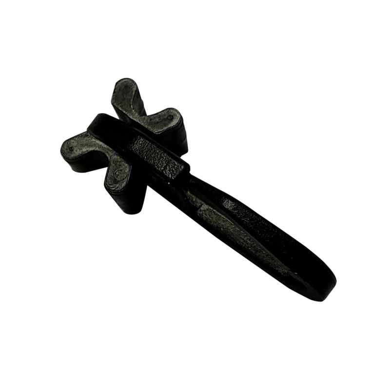 Gardinia X kloubové kluzáky, černé, 25 ks, 6 mm