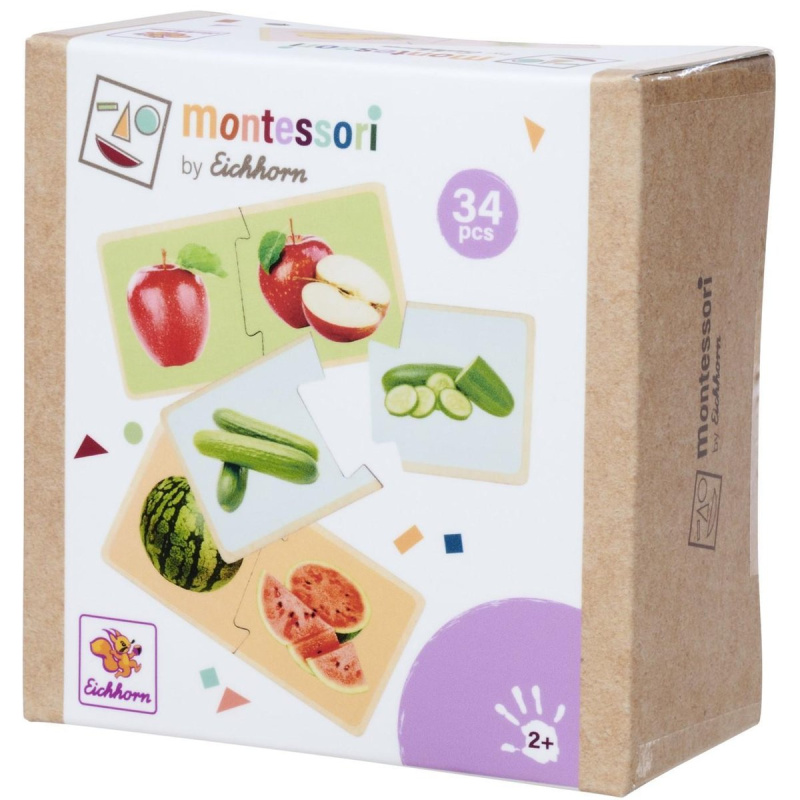 Montessori Puzzle ovoce a zelenina
