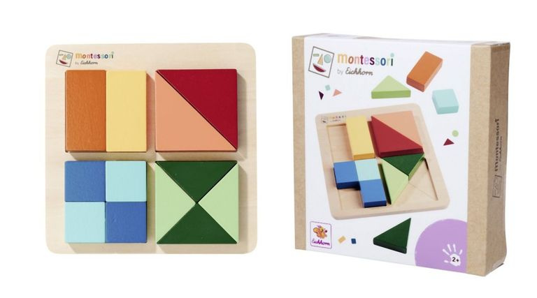Montessori Čtverce skládačka puzzle