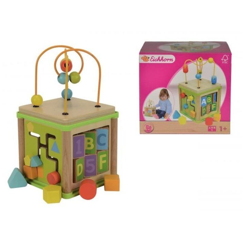 Eichhorn multifunkční kostka dřevěná