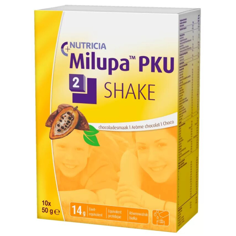 Milupa Pku 2 Shake Čokoláda por.plv.sol. 10 x 50 g