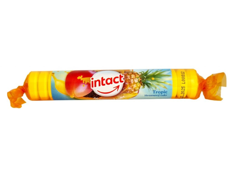 INTACT Hroznový cukr příchuť tropic 40 g