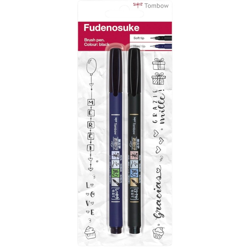 Tombow Sada 2 štětcových fixů Fudenosuke KALIA paper, s.r.o.
