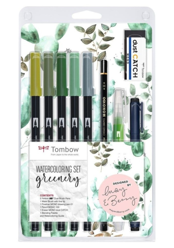 Tombow Akvarelová sada Greenery KALIA paper, s.r.o.