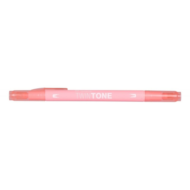 Tombow Oboustranný fix Tombow TwinTone - VYBERTE ODSTÍN - Oboustranný fix Tombow TwinTone - broskvový růžový