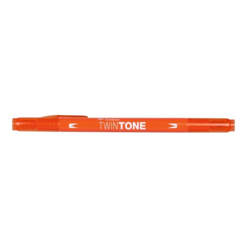 Tombow Oboustranný fix Tombow TwinTone - VYBERTE ODSTÍN - Oboustranný fix Tombow TwinTone - mrkvový oranžový