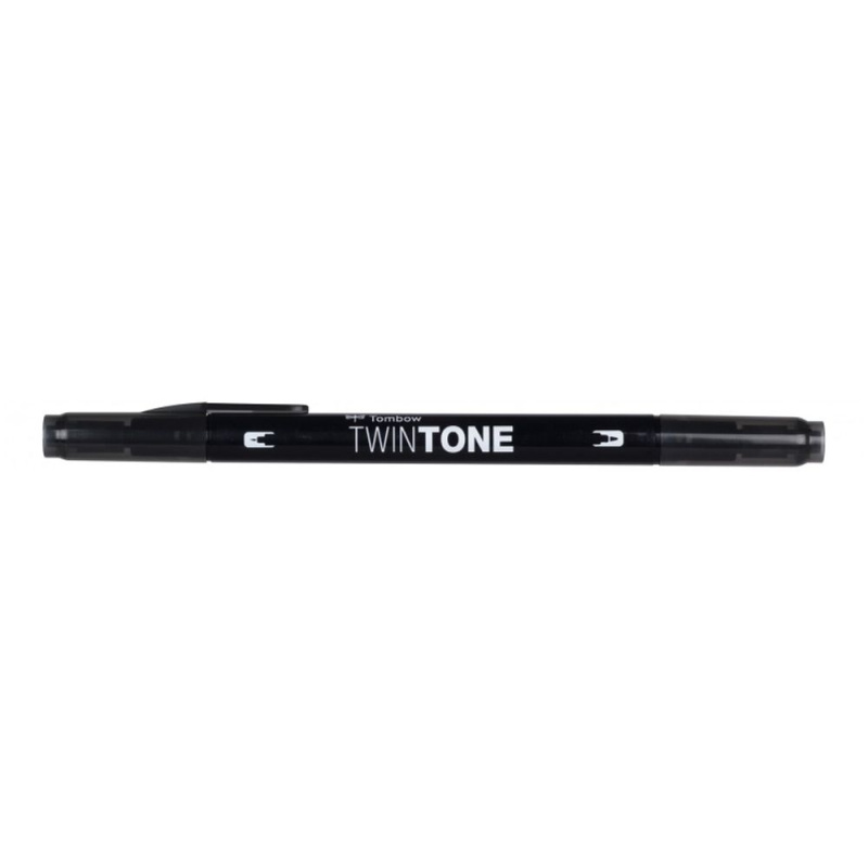 Tombow Oboustranný fix Tombow TwinTone - VYBERTE ODSTÍN - Oboustranný fix Tombow TwinTone - černý