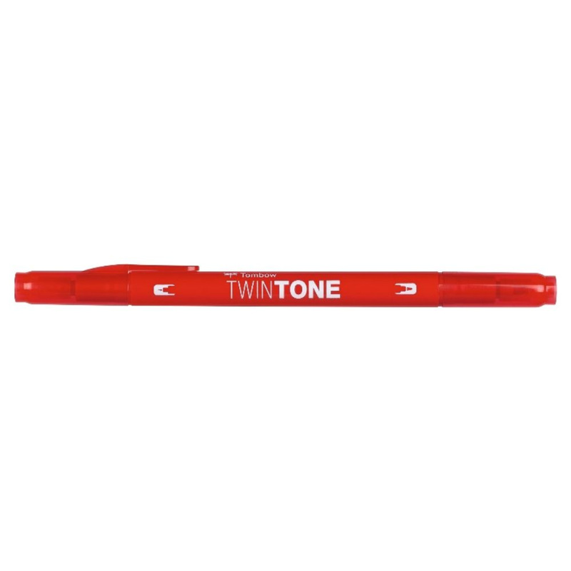 Tombow Oboustranný fix Tombow TwinTone - VYBERTE ODSTÍN - Oboustranný fix Tombow TwinTone - červený