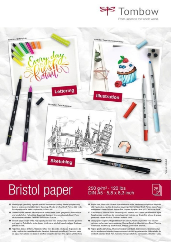 Tombow Kreslicí blok Bristol A5 KALIA paper, s.r.o.
