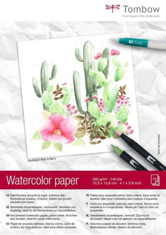 Tombow Akvarelový blok A6 KALIA paper, s.r.o.