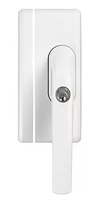 Okenní přídavný zámek Abus FO 400 univerzální / cylindrický zámek / hloubka drážky 0-29 mm / bílá Varianta: ivi1