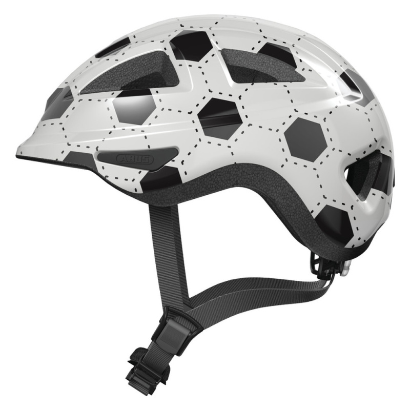 Dětská cyklo přilba Abus Anuky 2.0 White Football S (46-52)