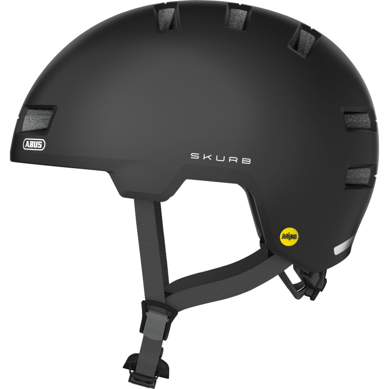 Abus Skurb MIPS, cyklistická helma, matná černá