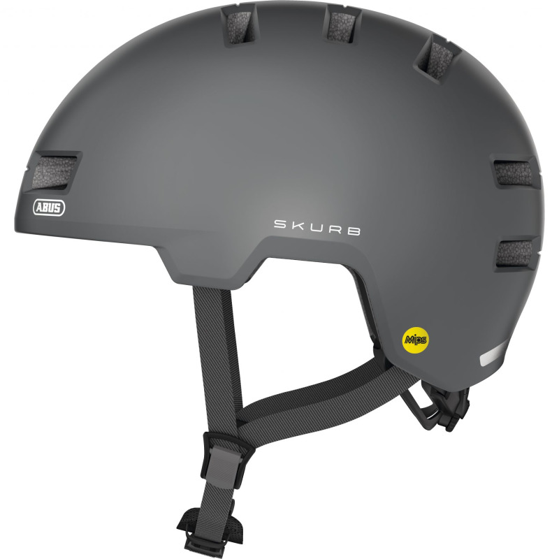 Abus Skurb MIPS, cyklistická helma, šedá