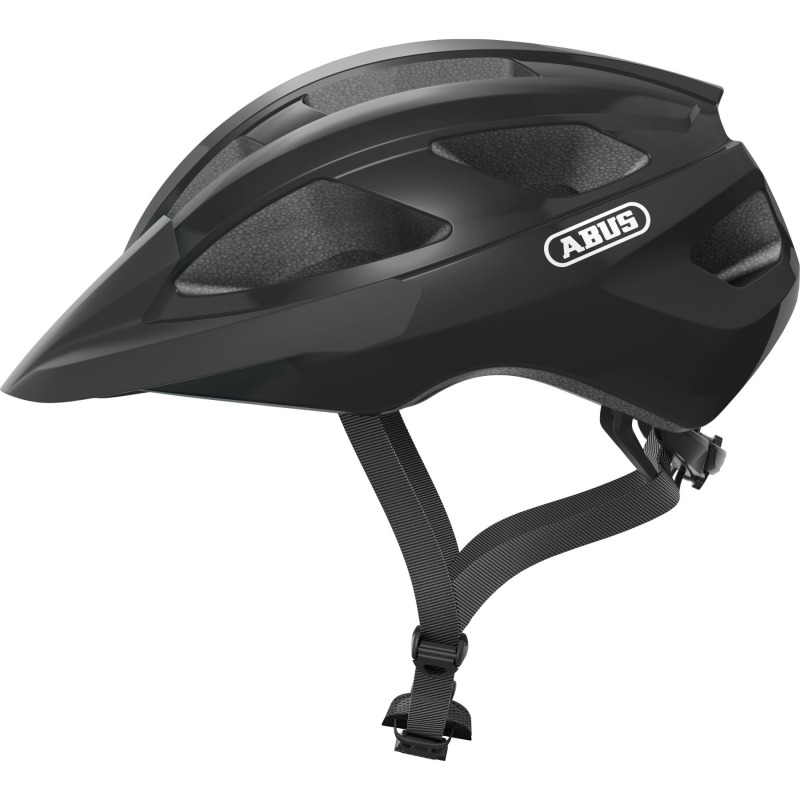 Abus Macator, cyklistická helma, shiny velvet black