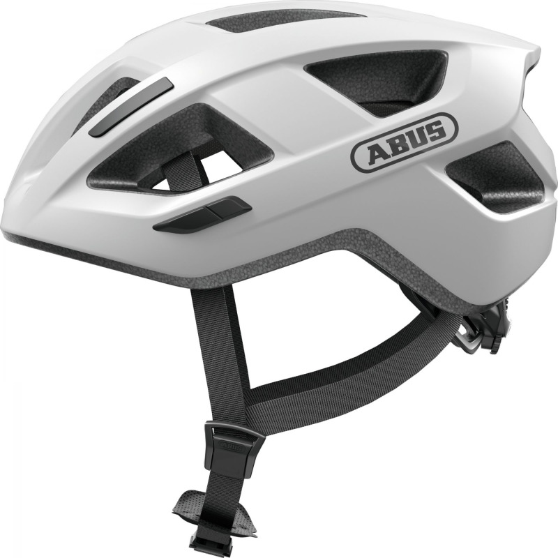 ABUS Aduro 3.0, cyklistická helma, bílá