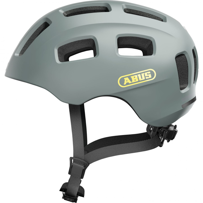 Abus Youn-I 2.0, cyklistická helma, junior, světle šedá