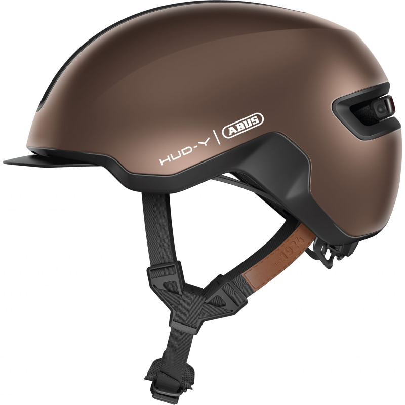 Abus Hud-Y, cyklistická helma, hnědá