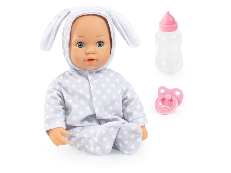 Bayer Design Panenka Anna First Words, 38 cm (šedá)