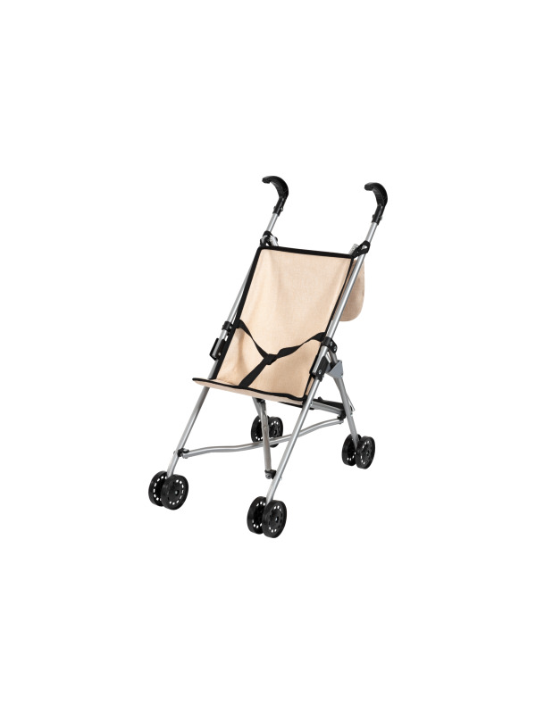 Bayer Design Kočárek pro panenky s taškou (béžová)