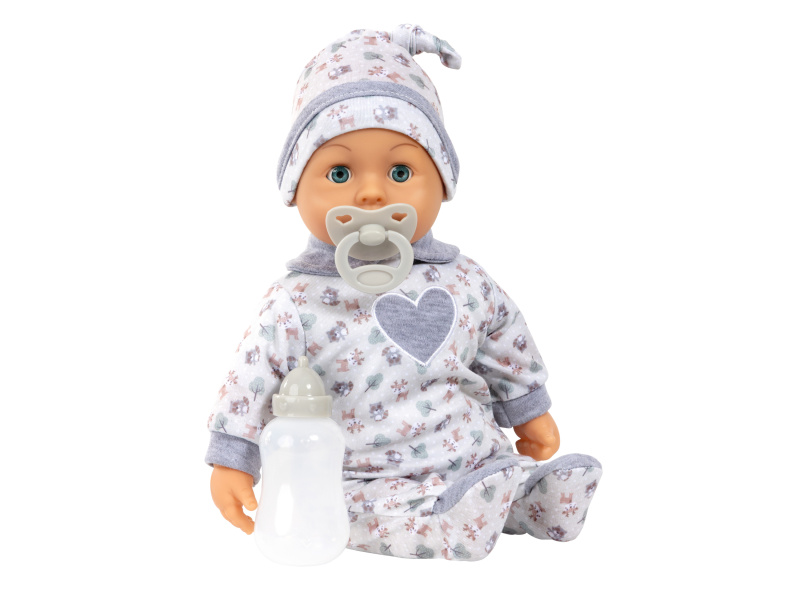 Bayer Design Miminko První slova 38 cm (šedá)