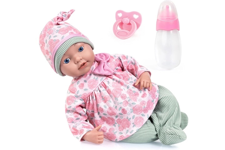 Panenka Bayer Reborn 38 cm s příslušenstvím