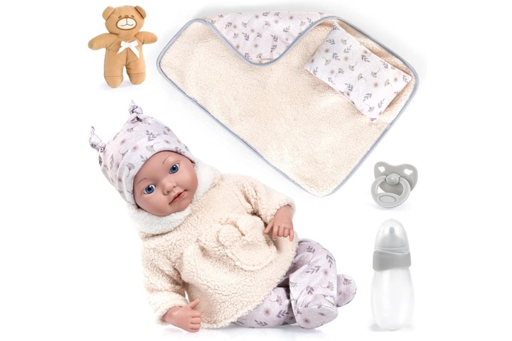 Bayer Design realistická panenka Reborn 38 cm s příslušenstvím