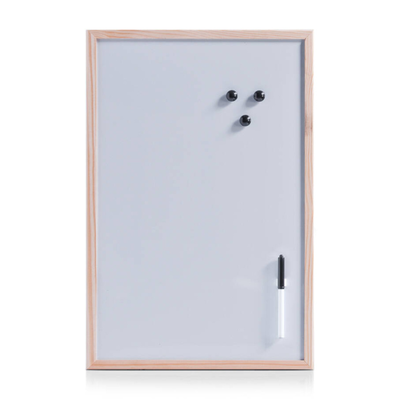 Zeller Bílá magnetická tabule s fixem, 40 x 60 cm bílá