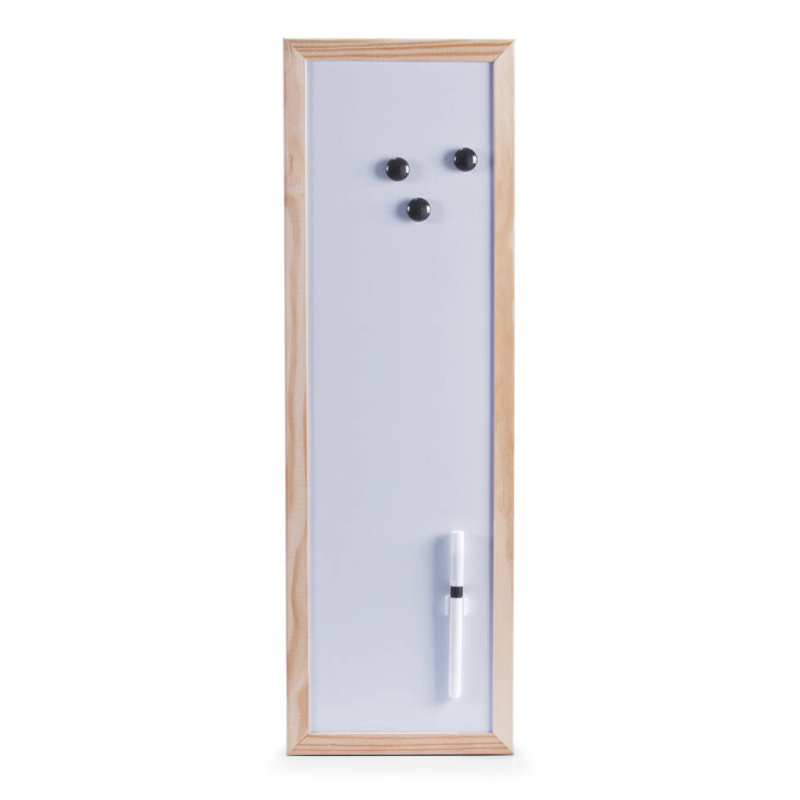 Zeller Bílá magnetická tabule s fixem, 20 x 60 cm bílá