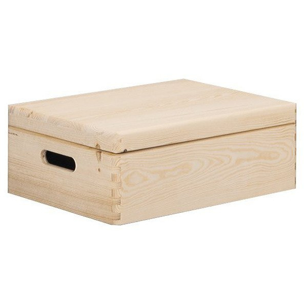 Zeller Present Dřevěná bedna 40 x 30 x 14 cm borovicové dřevo 13151 13151 béžová