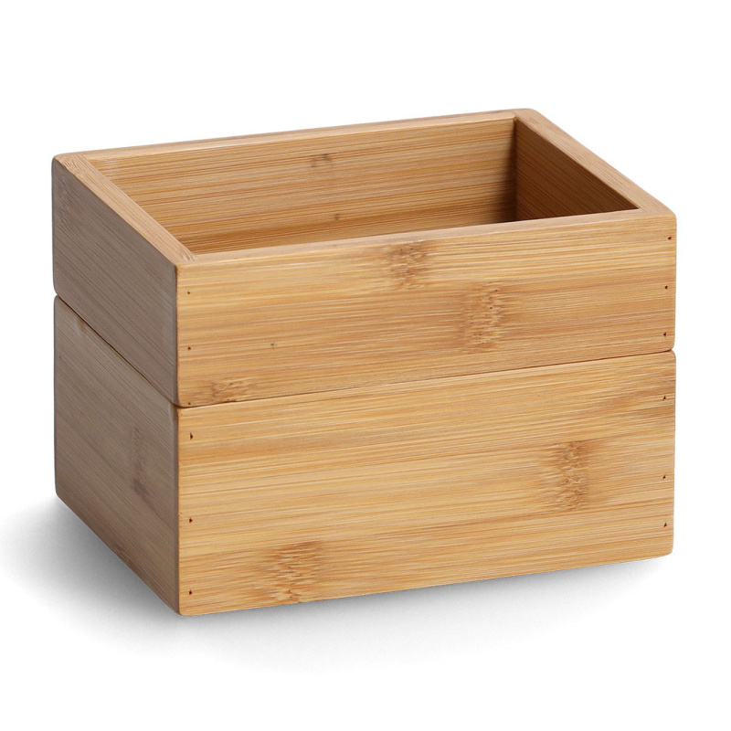 Organizér na kosmetiku, bambusový, 2 ks, 14,5 x 11 x 10 cm, ZELLER hnědý